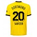 Maillot de foot Borussia Dortmund Marcel Sabitzer #20 Domicile vêtements 2023-24 Manches Courtes